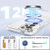 Samsung Galaxy S26 Ultra 5G Crystal Shield Clear Magnetic Acrylic Hybrid TPU Phone Case - White