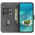 Samsung Galaxy S26 Ultra 5G Crystal Texture Colored Drawing Leather Phone Case - Gold Peony