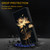 Samsung Galaxy S26 Ultra 5G Crystal-Like Painted Vegan Leather Phone Case - Golden Thread Lotus