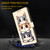 Samsung Galaxy S26 Ultra 5G Crystal-Like Painted Vegan Leather Phone Case - Stacking Cats