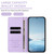 Samsung Galaxy S26 Ultra 5G Cute Cats Embossed Magnetic RFID Vegan Leather Phone Case - Light Purple