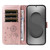 Samsung Galaxy S26 Ultra 5G Dandelion Embossed Pattern Flip Leather Phone Case - Rose Gold