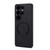 Samsung Galaxy S26 Ultra 5G Denior A08 PU Vegan Leather Calfskin Texture Magnetic Phone Case - Black