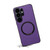 Samsung Galaxy S26 Ultra 5G Denior A08 PU Vegan Leather Calfskin Texture Magnetic Phone Case - Purple