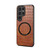 Samsung Galaxy S26 Ultra 5G Denior A09 Crocodile Texture PU Vegan Leather Magnetic Phone Case - Brown