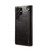 Samsung Galaxy S26 Ultra 5G Denior B01 Oil Wax Cowhide Magnetic Button Genuine Leather Case - Black