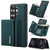 Samsung Galaxy S26 Ultra 5G DG.MING M1 Series 3-Fold Multi Card Wallet + Magnetic Phone Case - Green