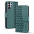 Samsung Galaxy S26 Ultra 5G Diamond Buckle Leather Phone Case with Lanyard - Green