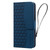 Samsung Galaxy S26 Ultra 5G Diamond Buckle Leather Phone Case with Lanyard - Royal Blue