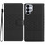 Samsung Galaxy S26 Ultra 5G Diamond Embossed Skin Feel Leather Phone Case - Black