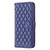 Samsung Galaxy S26 Ultra 5G Diamond Lattice Wallet Flip Leather Phone Case - Blue