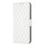 Samsung Galaxy S26 Ultra 5G Diamond Lattice Wallet Flip Leather Phone Case - White