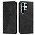 Samsung Galaxy S26 Ultra 5G Diamond Splicing Skin Feel Magnetic Leather Phone Case - Black