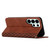 Samsung Galaxy S26 Ultra 5G Diamond Splicing Skin Feel Magnetic Leather Phone Case - Brown