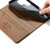 Samsung Galaxy S26 Ultra 5G Dierfeng Splicing Strong Magnetic RFID Vegan Leather Phone Case - Brown