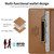 Samsung Galaxy S26 Ultra 5G Dierfeng Splicing Strong Magnetic RFID Vegan Leather Phone Case - Brown