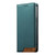Samsung Galaxy S26 Ultra 5G Dierfeng Splicing Strong Magnetic RFID Vegan Leather Phone Case - Green