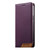 Samsung Galaxy S26 Ultra 5G Dierfeng Splicing Strong Magnetic RFID Vegan Leather Phone Case - Purple