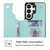 Samsung Galaxy S26 Ultra 5G Double Buckle Butterfly Embossing PU Phone Case - Grey