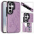 Samsung Galaxy S26 Ultra 5G Double Buckle Butterfly Embossing PU Phone Case - Purple