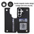 Samsung Galaxy S26 Ultra 5G Double Buckle Rhombic PU Leather Phone Case - Black