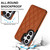 Samsung Galaxy S26 Ultra 5G Double Buckle Rhombic PU Leather Phone Case - Brown