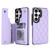 Samsung Galaxy S26 Ultra 5G Double Buckle Rhombic PU Leather Phone Case - Purple