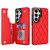 Samsung Galaxy S26 Ultra 5G Double Buckle Rhombic PU Leather Phone Case - Red