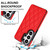 Samsung Galaxy S26 Ultra 5G Double Buckle Rhombic PU Leather Phone Case - Red