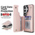 Samsung Galaxy S26 Ultra 5G Double Buckle Rhombic PU Leather Phone Case - Rose Gold