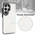 Samsung Galaxy S26 Ultra 5G Double Buckle Rhombic PU Leather Phone Case - White