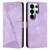 Samsung Galaxy S26 Ultra 5G Dream Triangle Leather Phone Case with Lanyard - Purple