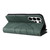 Samsung Galaxy S26 Ultra 5G Dual-color 9 Card Slots Zipper Wallet Leather Phone Case - Green