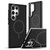 Samsung Galaxy S26 Ultra 5G Dual-Color Skin Feel Magnetic Phone Case with Lens Frame Holder - Gray
