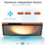 Samsung Galaxy S26 Ultra 5G Dual-Color Skin Feel Magnetic Phone Case with Lens Frame Holder - Gray