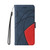 Samsung Galaxy S26 Ultra 5G Dual-color Splicing Flip Leather Phone Case - Blue