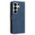 Samsung Galaxy S26 Ultra 5G Dual-color Splicing Flip Leather Phone Case - Blue