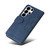 Samsung Galaxy S26 Ultra 5G Dual-color Splicing Flip Leather Phone Case - Blue