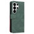 Samsung Galaxy S26 Ultra 5G Dual-color Splicing Flip Leather Phone Case - Green