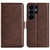 Samsung Galaxy S26 Ultra 5G Dual-side Magnetic Buckle Horizontal Flip Leather Phone Case - Brown