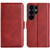 Samsung Galaxy S26 Ultra 5G Dual-side Magnetic Buckle Horizontal Flip Leather Phone Case - Red