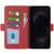 Samsung Galaxy S26 Ultra 5G Dual-side Magnetic Buckle Horizontal Flip Leather Phone Case - Red