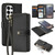 Samsung Galaxy S26 Ultra 5G DUX DUCIS Lawa Series 2 in 1 Wallet Zipper Detachable MagSafe Phone Case with Lanyard - Black