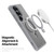 Samsung Galaxy S26 Ultra 5G DUX DUCIS Yind Series MagSafe TPU Hybrid PC Phone Case with Stand - Grey