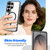 Samsung Galaxy S26 Ultra 5G Electroplated Cat-Eye Frame Magnetic MagSafe Shockproof Phone Case - Black