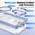 Samsung Galaxy S26 Ultra 5G Electroplated Cat-Eye Frame Magnetic MagSafe Shockproof Phone Case - Blue