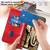 Samsung Galaxy S26 Ultra 5G Elephant Head Embossed Phone Leather Case with Lanyard - Red