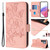 Samsung Galaxy S26 Ultra 5G Embossed Rose RFID Anti-theft Leather Phone Case - Pink