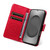 Samsung Galaxy S26 Ultra 5G Embossed Sunflower Pattern Flip Leather Phone Case - Red