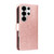 Samsung Galaxy S26 Ultra 5G Embossed Sunflower Pattern Flip Leather Phone Case - Rose Gold